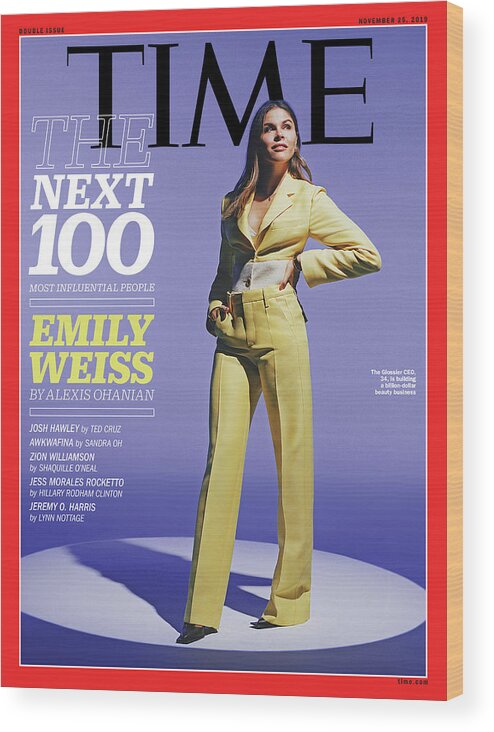 Time Wood Print featuring the photograph The Next 100 Most Influential People - Emily Weiss by Photograph by Scandebergs for TIME