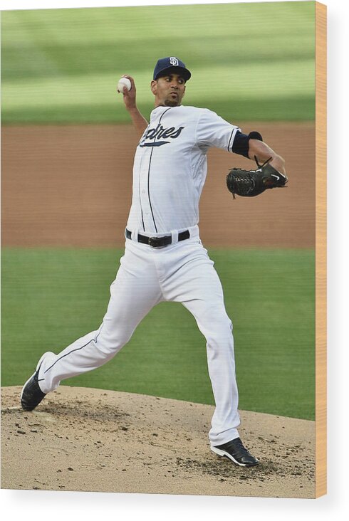 Second Inning Wood Print featuring the photograph Tyson Ross by Denis Poroy