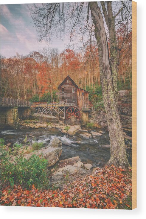 Old Mill Wood Print featuring the photograph Until Next Year by Darren White