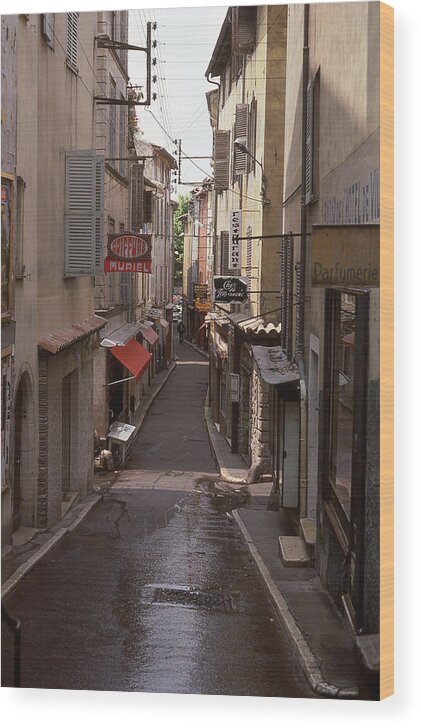 France Wood Print featuring the photograph Antibes 76 by Mark Alan Perry