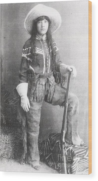 Pd Wood Print featuring the photograph Arizona Scout - 1880 by Thea Recuerdo