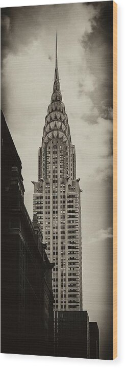 Chrysler Wood Print featuring the photograph Chrysler by Andrew Paranavitana