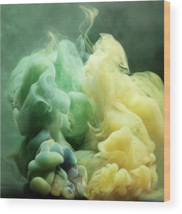 Motion Wood Print featuring the photograph Smoke #16 by Henrik Sorensen