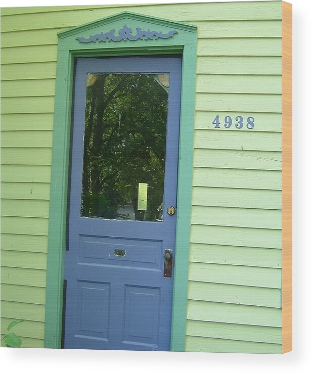 Door Wood Print featuring the photograph Classy Farmhouse Door by Susan Wyman