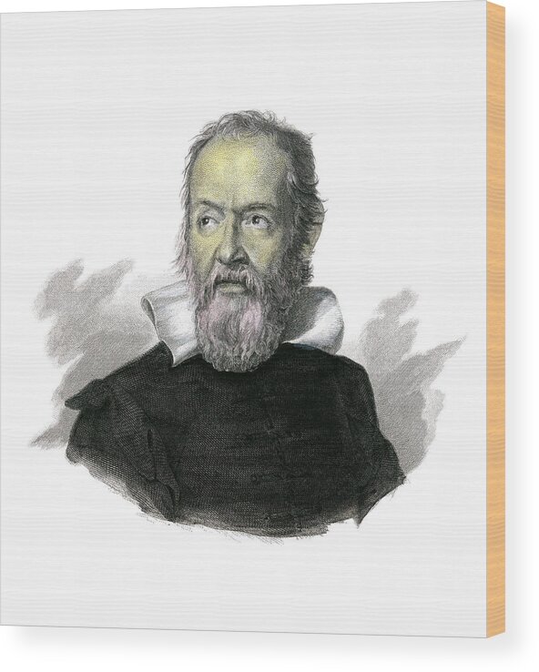 Galileo Galilei Wood Print featuring the photograph Galileo Galilei by Detlev Van Ravenswaay