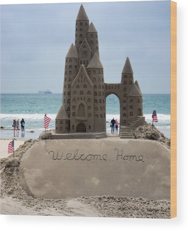 California Wood Print featuring the photograph Welcome Home by Mary Lee Dereske