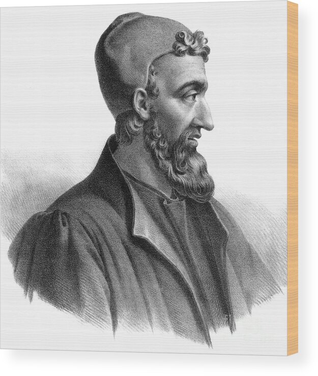 Art Wood Print featuring the photograph Galen, Greek Physician And Philosopher #6 by Science Source