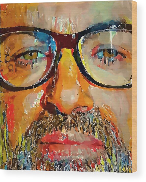 George Wood Print featuring the digital art George Michael Tribute 2 by Yury Malkov