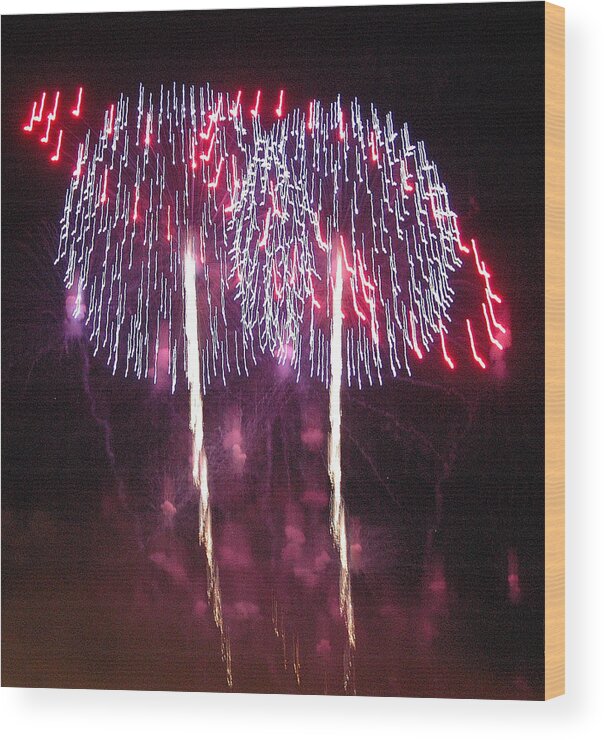Fireworks Wood Print featuring the photograph Name That Tune by Dan Fulk 