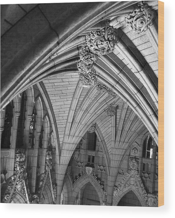 Parliment Wood Print featuring the photograph Quebec Parliament Building by Terry Burgess