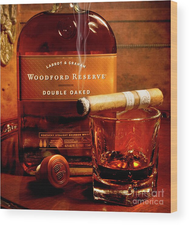 Woodford Reserve Wood Print featuring the photograph Relaxing by Jon Neidert