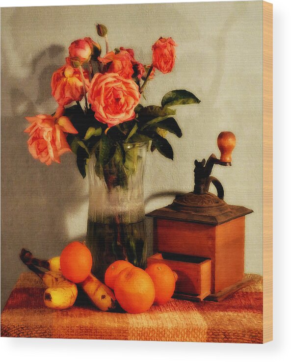 Still Life Wood Print featuring the photograph Still Life - Aging by Glenn McCarthy Art and Photography