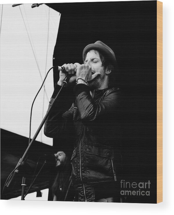 The Temperance Movement Photographed By Jenny Potter Wood Print featuring the photograph The Temperance Movement #3 by Jenny Potter