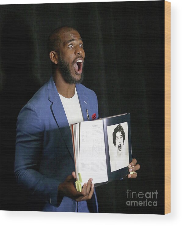 People Wood Print featuring the photograph Chris Paul by Gabe Ginsberg/bet