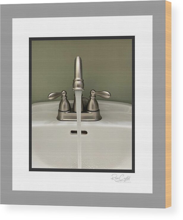 Faucets Wood Print featuring the photograph Great - Now I Gotta' Go by Rene Crystal