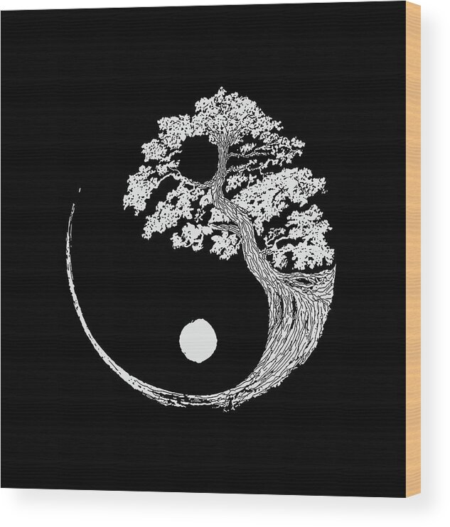 Wall Art Print Yoga Ying-Yang Zen Meditation, Gifts & Merchandise