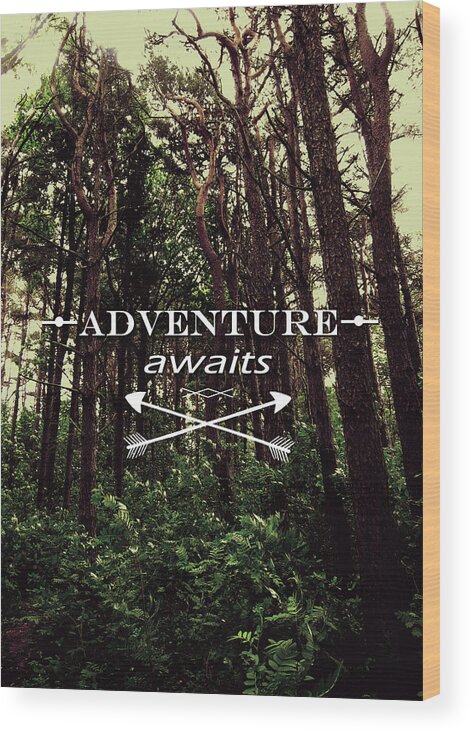 Adventure Wood Print featuring the photograph Adventure Awaits by Nicklas Gustafsson