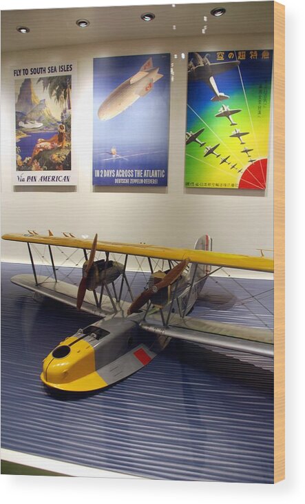 Aviation Wood Print featuring the photograph Amphibious Plane and Era Posters by Kenny Glover