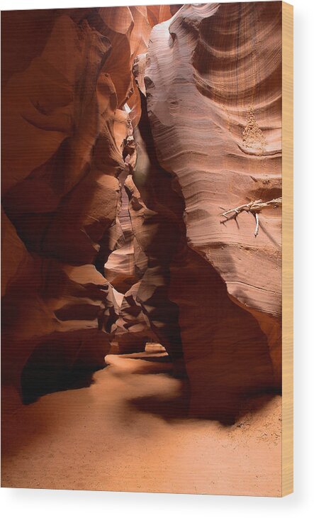 Antelope Canyon Wood Print featuring the photograph Antelope Canyon by Richard J Cassato