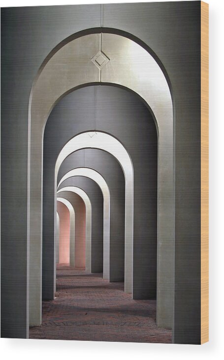 Arch Wood Print featuring the photograph Arches by Marcia Colelli