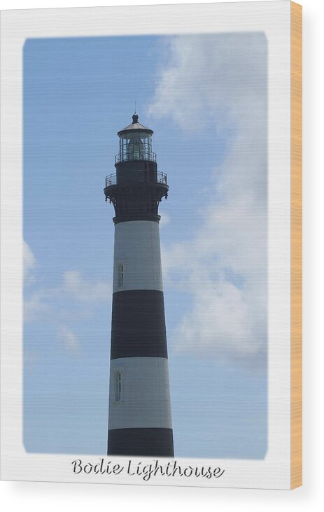 Lighthouse Wood Print featuring the photograph Bodie Lighthouse 5 by Cathy Lindsey