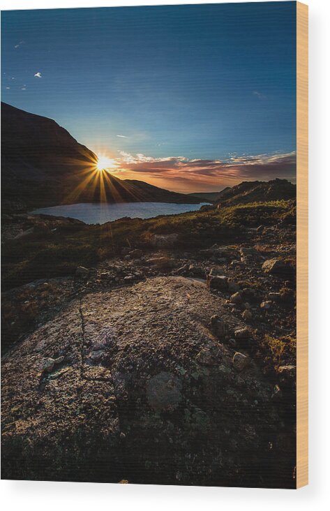 Nature Wood Print featuring the photograph Breathless Sunrise II by Steven Reed