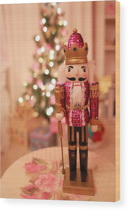 Christmas Wood Print featuring the photograph Christmas Nutcracker by Barbara West