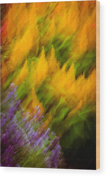 Abstract Wood Print featuring the photograph Cosmic Light by Christie Kowalski