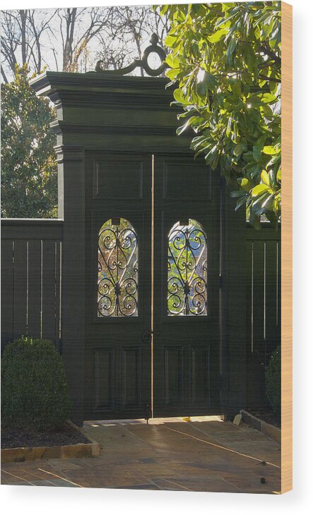 Door Wood Print featuring the photograph Doorway by Carol Erikson