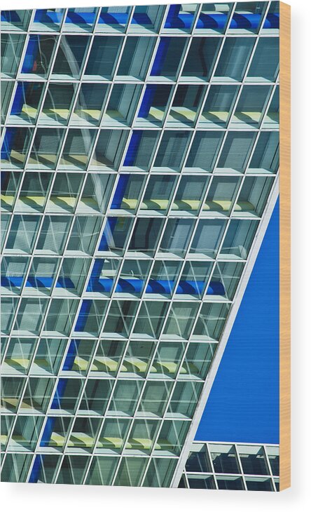 Architecture Wood Print featuring the photograph Downtown by Christi Kraft