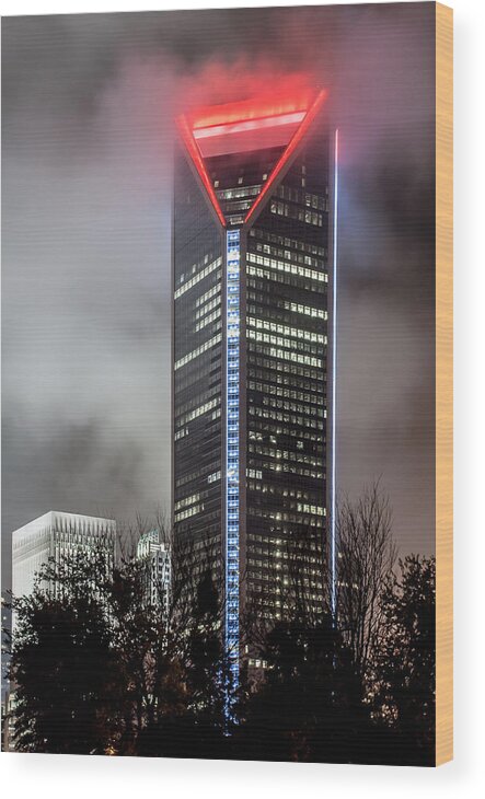 Skyscraper Wood Print featuring the photograph Duke Energy Center by Brian Young