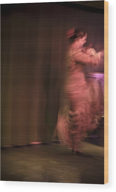 Andalusia Wood Print featuring the photograph Flamenco Series 8 by Catherine Sobredo