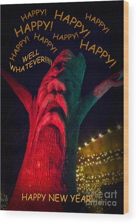 Kansas Wood Print featuring the photograph Happy New Year by Fred Lassmann