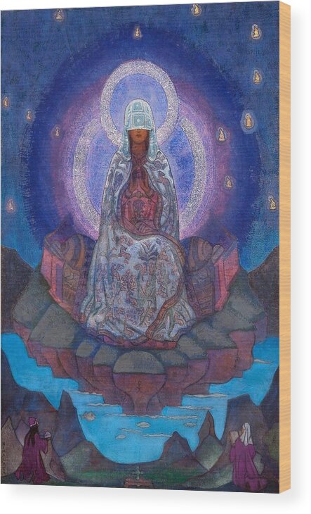 1930's Wood Print featuring the painting Mother of the World by Nicholas Roerich
