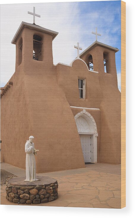 American Wood Print featuring the photograph San Francisco de Asis by Richard Smith