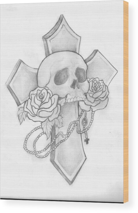 Art Skull Cross Tattoo Hand Drawing Stock Illustration 1351689170   Shutterstock