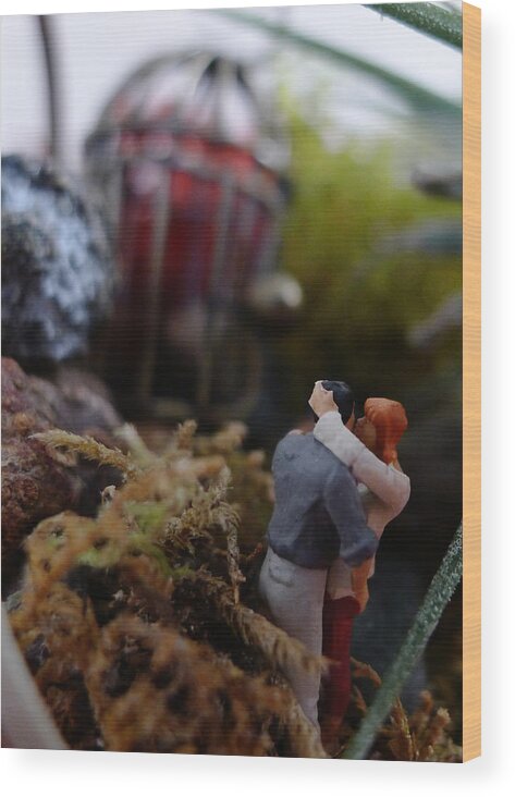 Secret Wood Print featuring the photograph Small World - Alone Together by Richard Reeve