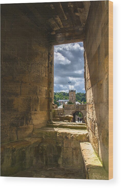 Scotland Wood Print featuring the photograph Window in Linlithgow Palace by Andreas Berthold