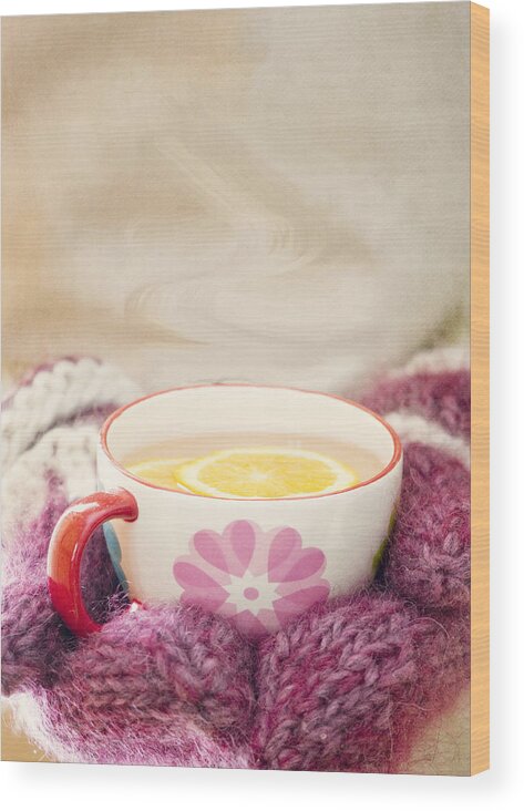 Beautiful Wood Print featuring the photograph Winter Drink by Juli Scalzi