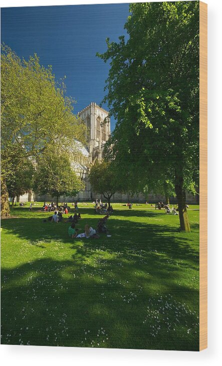 York Wood Print featuring the photograph York Minster by Stephen Taylor