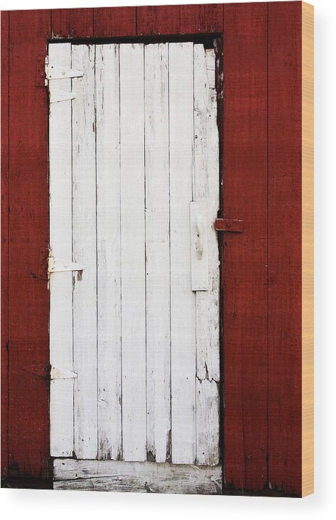 Barn Wood Print featuring the photograph Barn Door by Jarrod Erbe