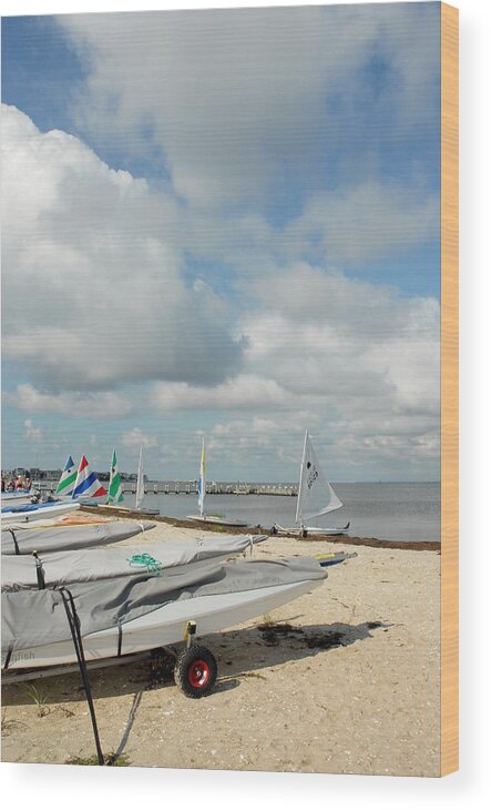 Sail Boats Wood Print featuring the photograph Boats 131 by Joyce StJames