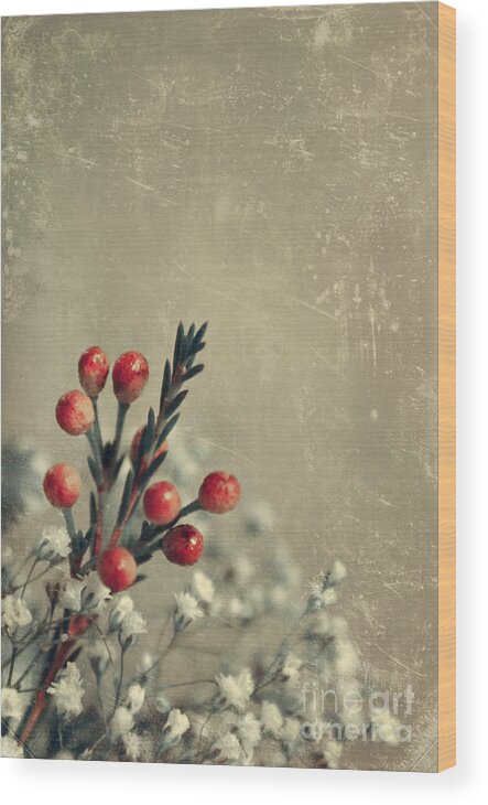 Still Life Photographs Wood Print featuring the photograph Bouquetterie by Aimelle Ml