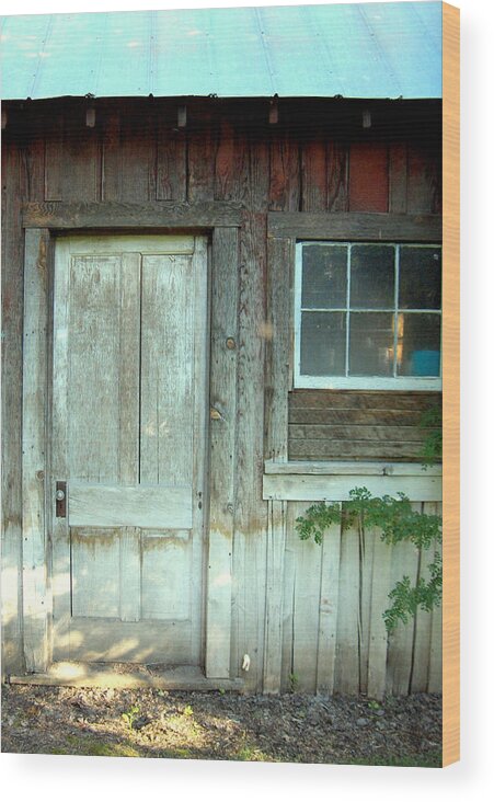 Wood Wood Print featuring the photograph Closed by Donna Spadola