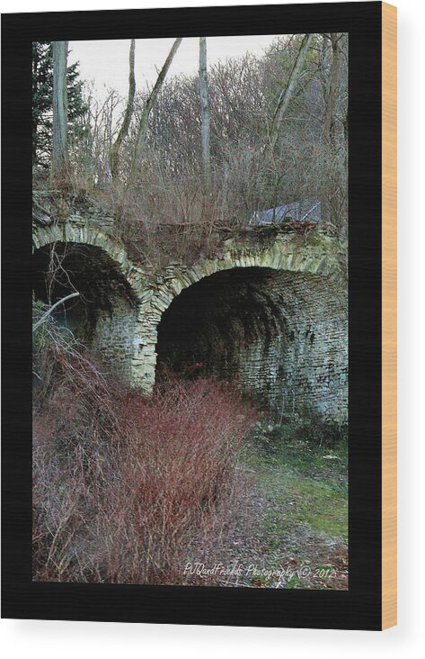  Wood Print featuring the photograph 'Twin Tunnels on Aurora 56' by PJQandFriends Photography