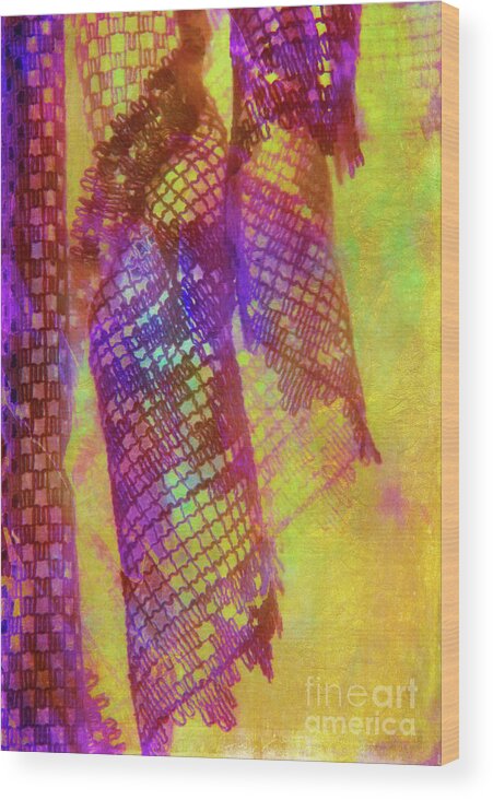 Curtains Wood Print featuring the photograph Curtains #1 by Judi Bagwell