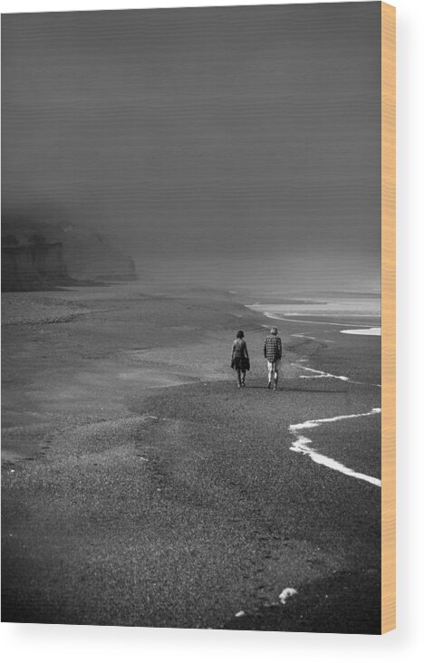 Walking Wood Print featuring the photograph A Walk by Mark Alder