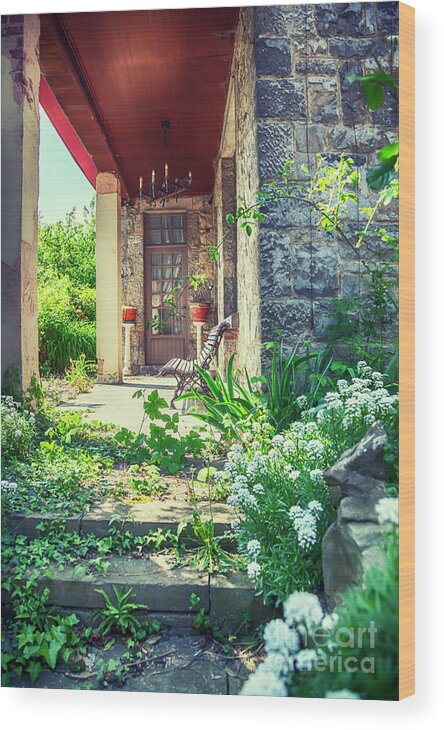 Outdoor Wood Print featuring the photograph Abandoned House by Ariadna De Raadt