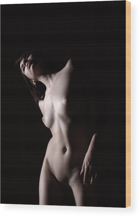 Nude Wood Print featuring the photograph Conundrum by Joe Kozlowski