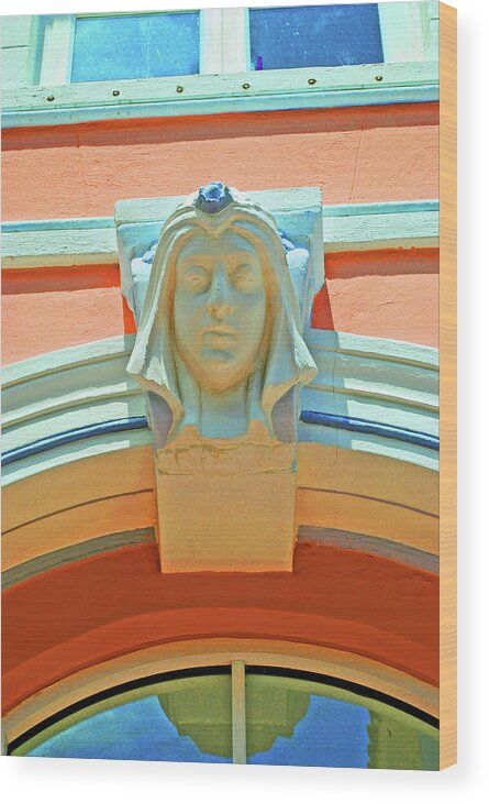 Miami Wood Print featuring the photograph Face of Espanola Way by Jost Houk
